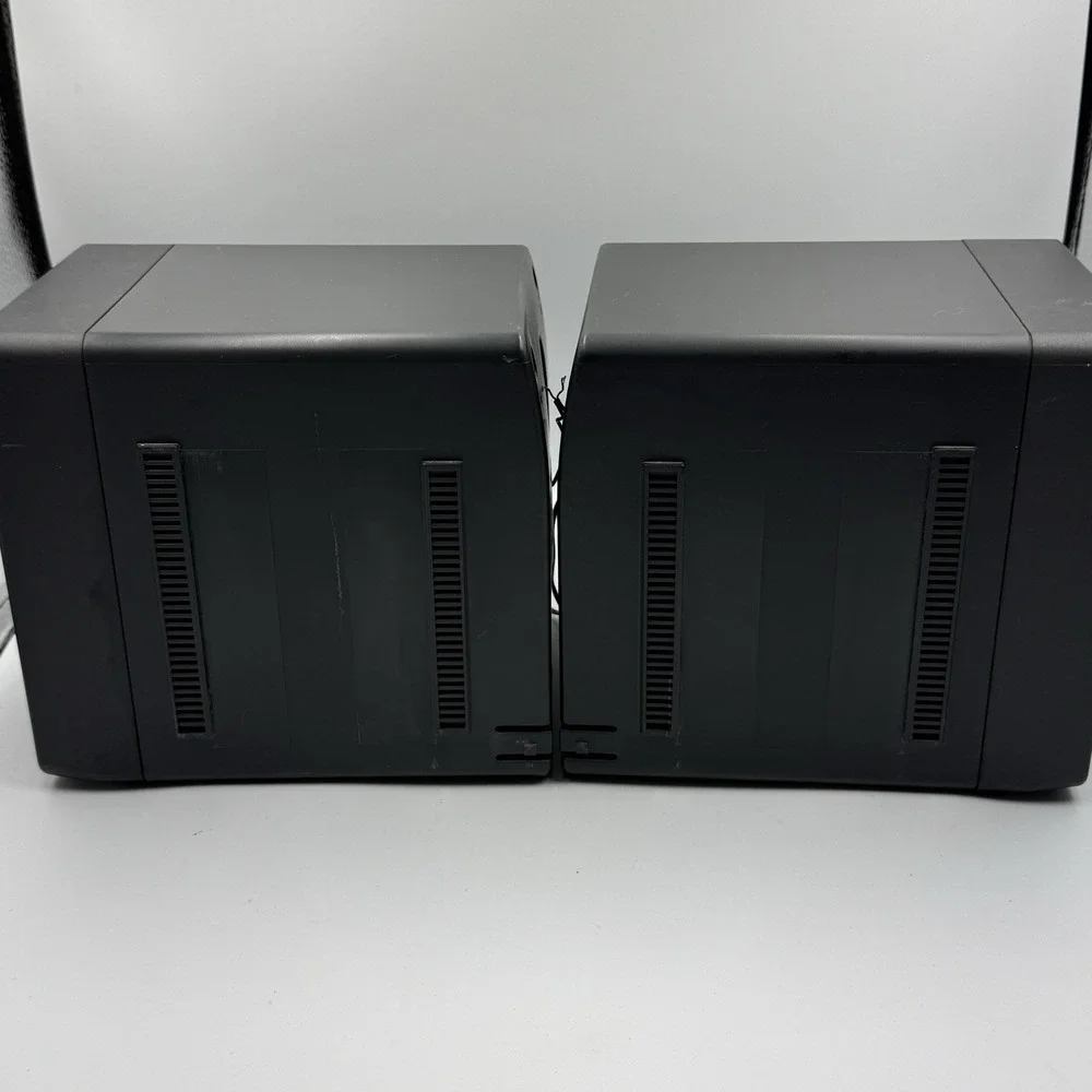 Sony CFD-758 Pair Of Speakers 2 Way Mega Bass Black